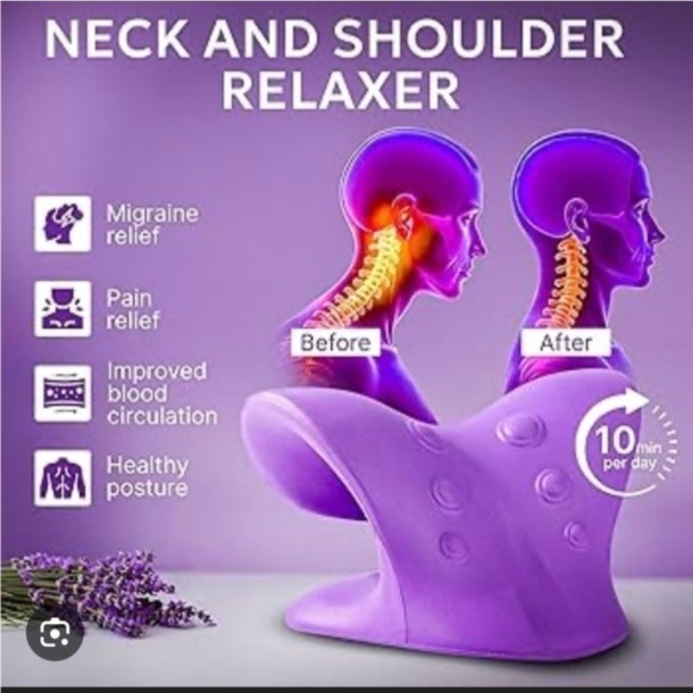 Vio Berk Lavender Relaxation Gift Set Neck Reliever Self Care Spa Kit - Picture 4 of 6
